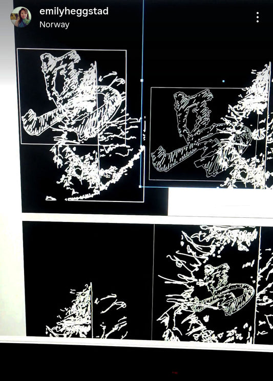 Yīn Mǎ Collection: Abstract Chinese Horse Character Art