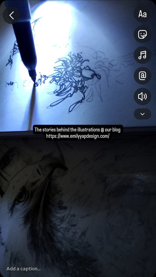 Red, Black & Heritage: The Oriental Jacket Illustration