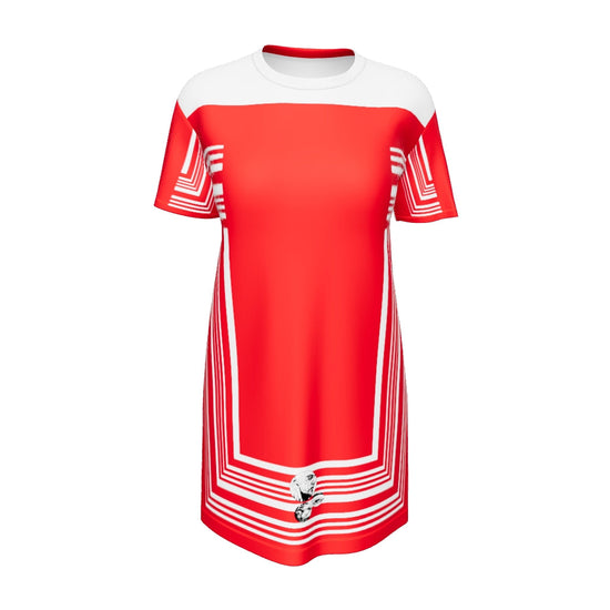 Auspicious Red Artistic Dress