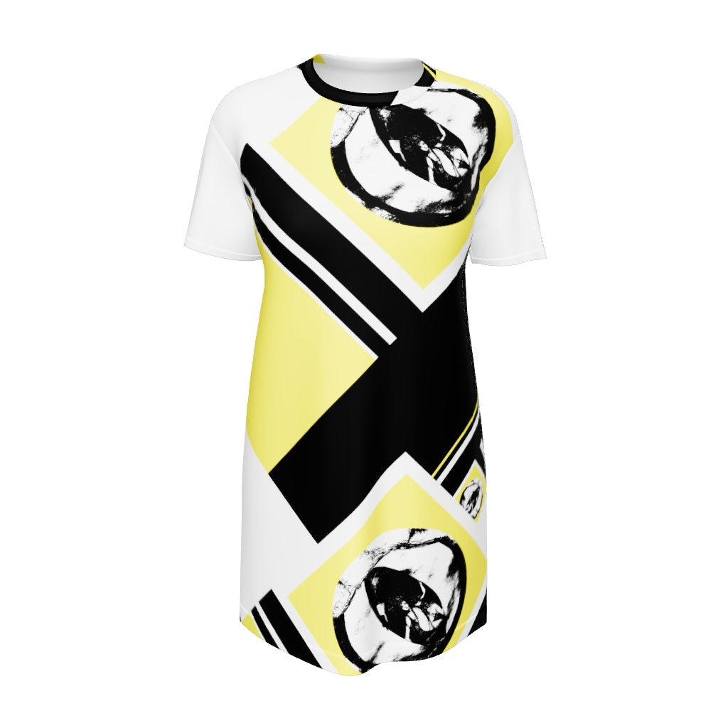 Girls Eye Yellow T-shirt dress