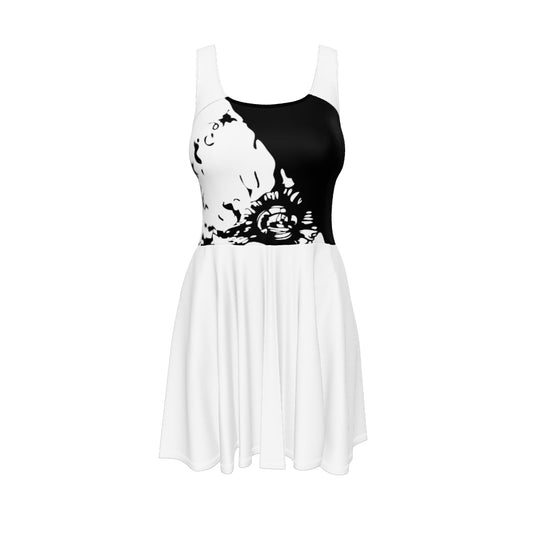 Poppy Petal Skater Dress