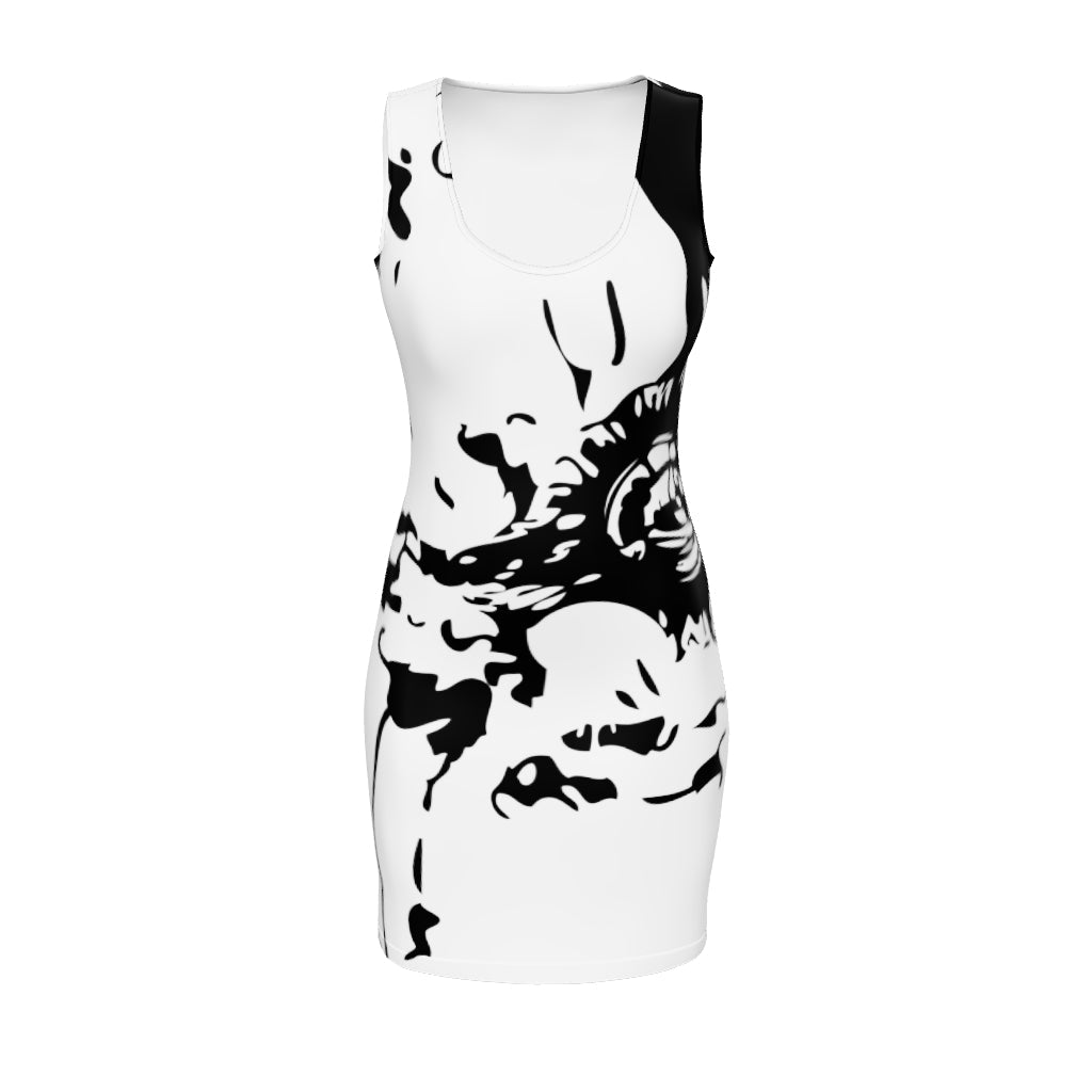 Poppy Petals Bodycon dress