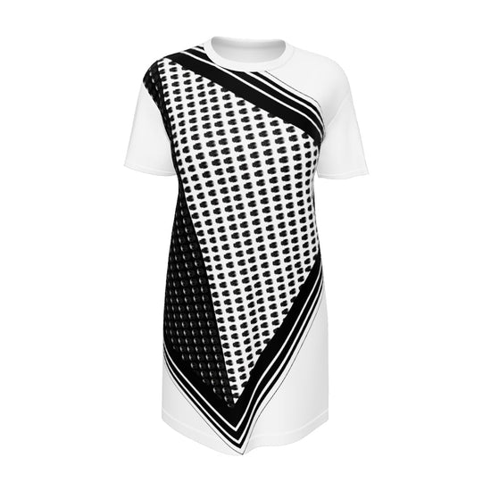 ḲURTNİŊTÜŞ Bling Skull T-shirt dress