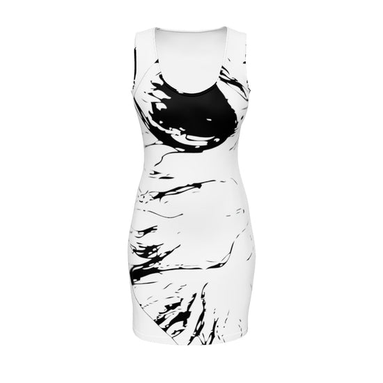 Wolf Helmet Bodycon dress